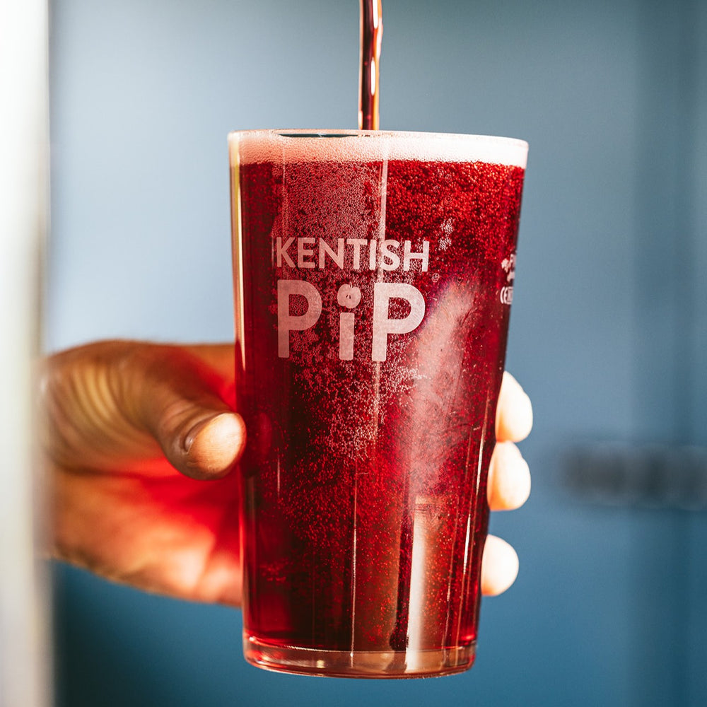 Kentish Pip Etched Pint Glass
