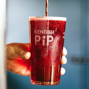 Kentish Pip Etched Pint Glass